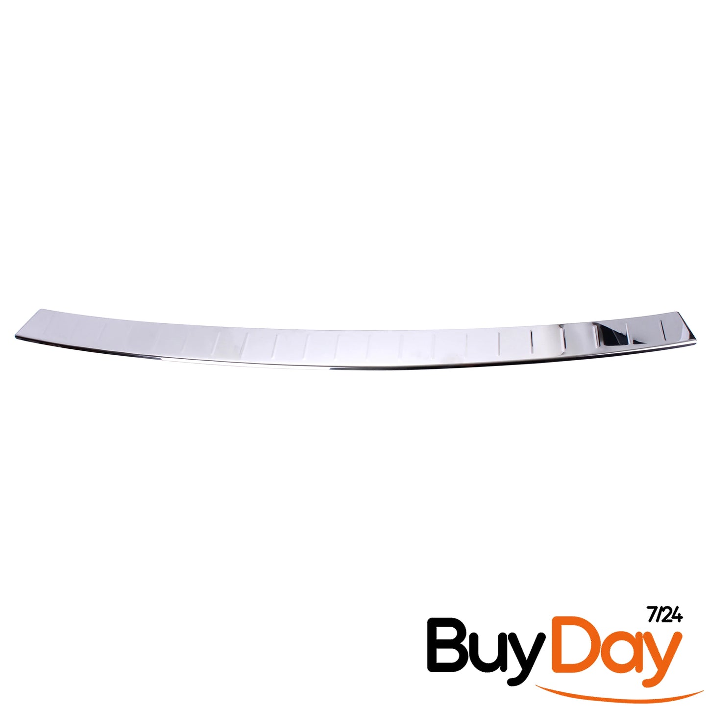 clickmax Rear Bumper Protector Sill Cover, Chrome Finish Stainless Steel Scuff Guard, Car Accessories for GLC (X253) Models 2015-2019, Boot Sill Scratch Guard