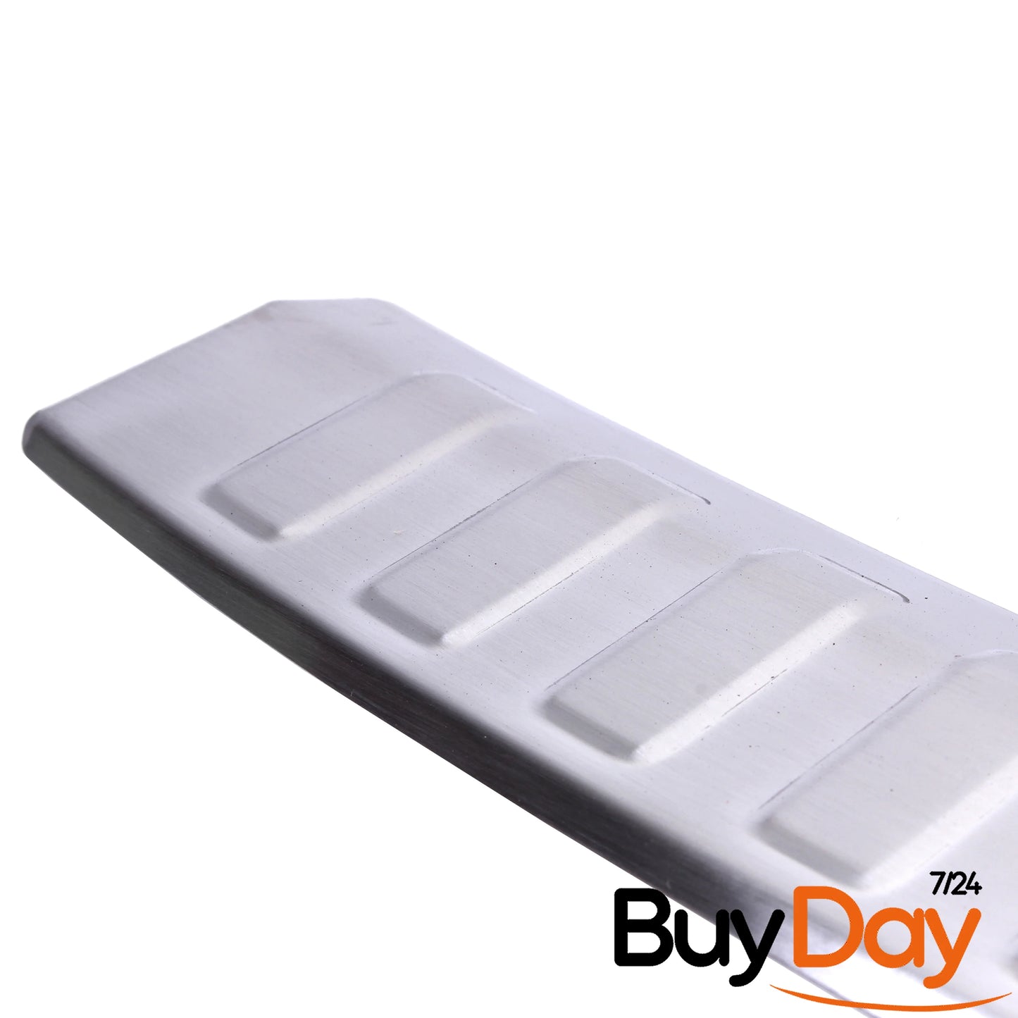 clickmax Rear Bumper Protector Sill Cover, Brushed Stainless Steel Scuff Guard, Car Accessories for Octavia Kombi (Estate) Models 2020-Onwards