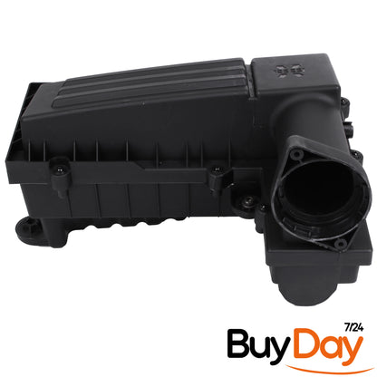 Engine Air Filter Box Housing Assembly, Air Cleaner Box, Compatible with 1.6L 1.9L 2.0L TDI Diesel Engines, Fits Golf Passat Caddy A3 Octavia Leon, 3C0129607BD, 3C0129601BS