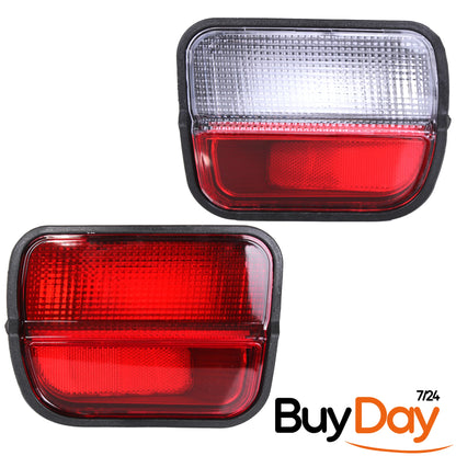 clickmax Rear Bumper Fog Light Left and Right Side Compatible With CRV 34401S10G01 (1997-2001)