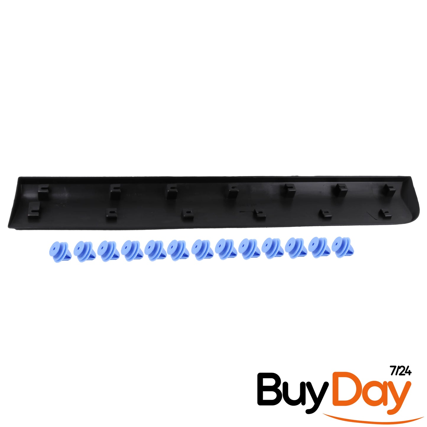 Rear Right Side Bump Strip, O/S Driver Door Rubbing Strip, Exterior Protection Moulding with 14 Clips, Compatible with Dokker Van Models 2012-Onwards, 828760894R