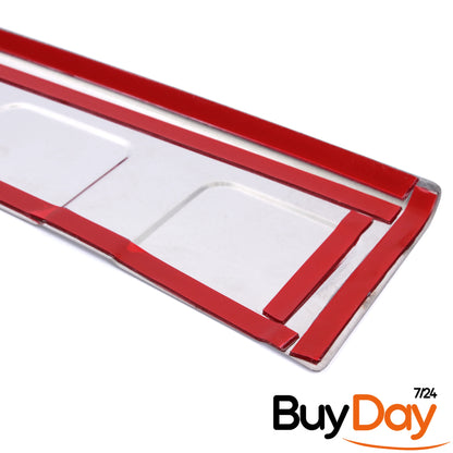 clickmax Rear Bumper Protector Sill Cover, Chrome Finish Stainless Steel Scuff Guard, Car Accessories for E-Class T-Model (S213 Estate) Models 2016-Onwards