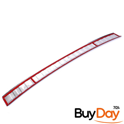 clickmax Rear Bumper Protector Sill Cover, Brushed Stainless Steel Scuff Guard, Car Accessories for Octavia Kombi (Estate) Models 2020-Onwards