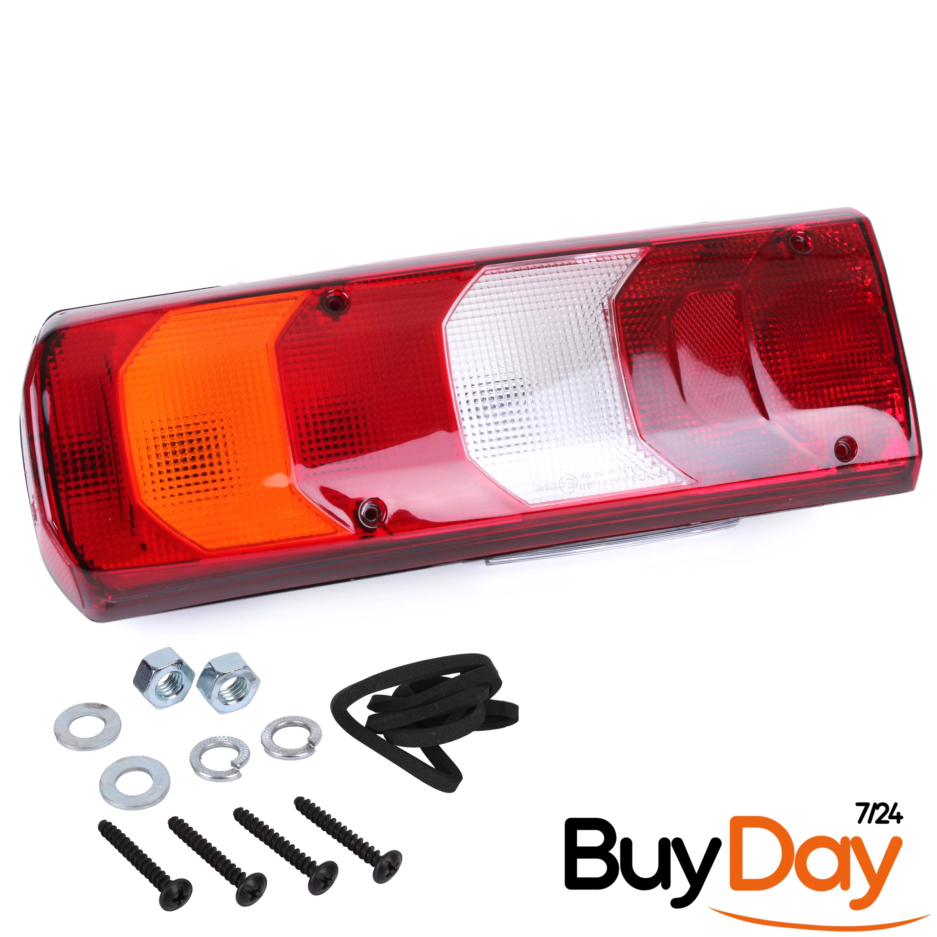 clickmax Rear Left Tail Light Lamp Cluster, N/S Passenger Side, Red Lens, Compatible with Actros, Arocs, Atego & Antos Truck Lorry HGV Models (2011-Onwards), A0035441703