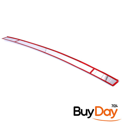 clickmax Rear Bumper Protector Sill Cover, Chrome Finish Stainless Steel Scuff Guard, Car Accessories for GLC (X253) Models 2015-2019, Boot Sill Scratch Guard