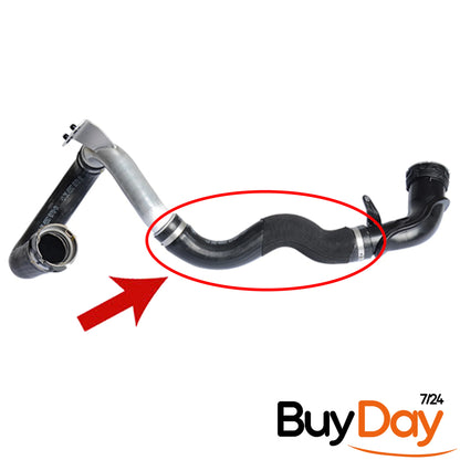 Intercooler Turbo Hose Pipe with 2 Clamps, Boost Pipe, Compatible with 1.6L CDTi 4x4 & FWD Engines, Fits Mokka J13 & Trax Models 2015-Onwards, 1302287, 95194143