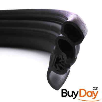 2 Pieces Front Left or Right Door Weatherstrip Seal Compatible with Astra H G J (1998-2015)