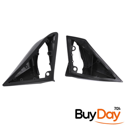 2 Piece Exterior Wing Mirror Rubber Seal Gasket Kit (Left & Right Pair), for Left Hand Drive (LHD) Models, Compatible with W124 A124 C124 S124 W201, 1248100121