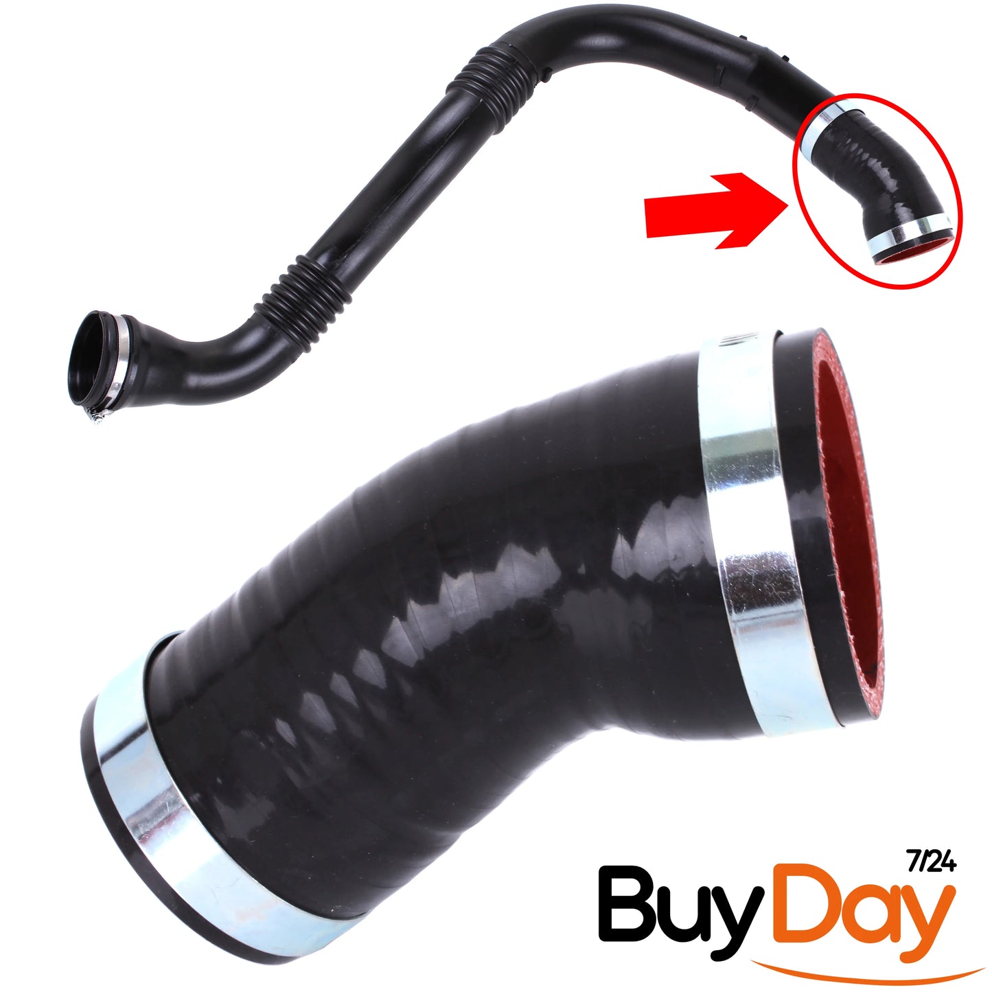 Intercooler Turbo Hose Pipe for 1.6L CDTi Engines (B16DTH, B16DTJ), Fits Insignia A (Mk I) Models 2015-2017, Air Intake Boost Hose, 13419441, 1302288