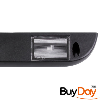 clickmax Rear Number Plate Light Lamp Assembly, Licence Plate Registration Light (Bulbs Not Included), Fits Tailgate & Barn Door Models, Compatible with Kangoo II 2008-2013, 265103161R, 8200419876