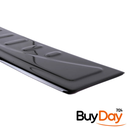 Rear Bumper Protector Sill Cover Guard, Gloss Black ABS Finish, Boot Sill Scuff Plate, Car Accessories, Fits Tiguan (MK2 SWB) Models 2016-2023 (Not for Allspace)