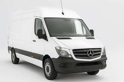 Front Bumper Footplate Step Pad, Lower Bumper Non-Slip Cover, Exterior Protector Trim, Compatible with Sprinter (W906 Facelift) Van Models 2013-2018, A9068850411