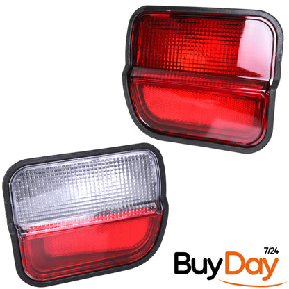 clickmax Rear Bumper Fog Light Left and Right Side Compatible With CRV 34401S10G01 (1997-2001)
