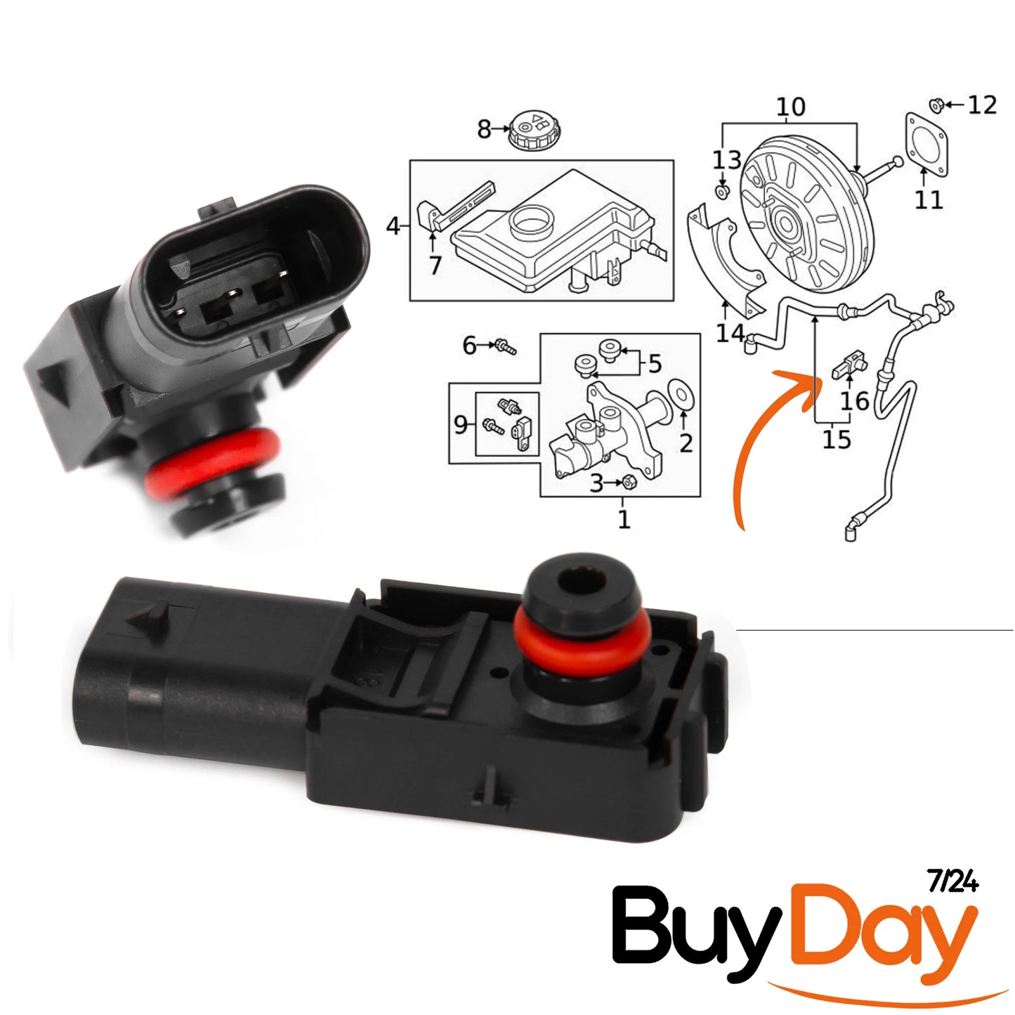 Wet Belt Timing Cover & Front Crank Seal Assembly for 2.0L EcoBlue Diesel Engines, Engine Oil Seal Cover, 2005433, 2301157, GK2Q6C297AA