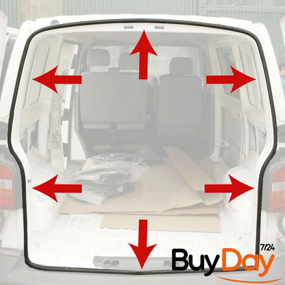 Full 4 Pieces Door Seal Kit Compatible with Transporter T5 T6 T6.1 - Tailgate Models