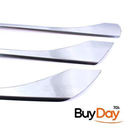 5 Piece Set Front Grille Moulding Trim, Stainless Steel Chrome Finish, Centre Grill Cover Strips, Car Accessories, Fits Vito (W447) Van MPV Models 2014-2019