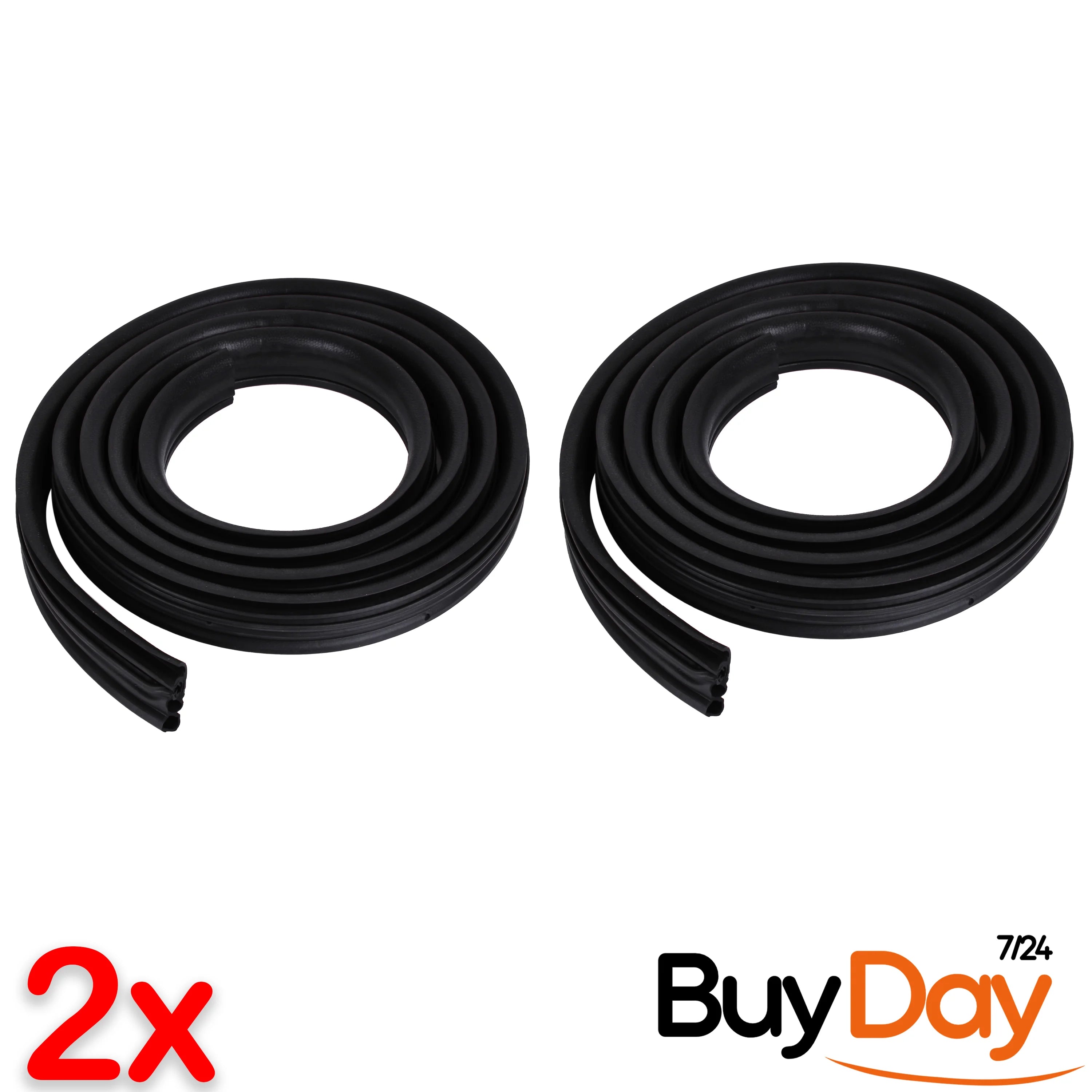 2 Pieces Front Left or Right Door Weatherstrip Seal Compatible with Astra H G J (1998-2015)