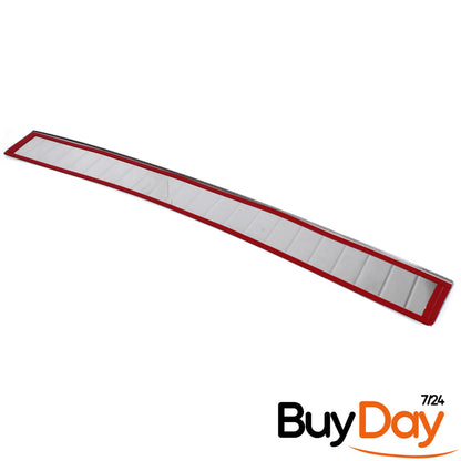 clickmax Rear Bumper Protector Sill Cover, Chrome Finish Polished Stainless Steel Scuff Guard, Car Accessories for Passat B8 Variant & Alltrack (Estate) Models 2014-Onwards