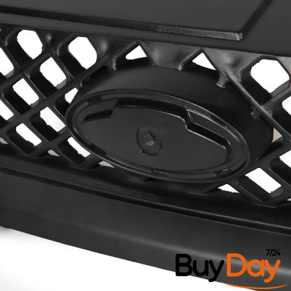 Front Bumper Centre Radiator Grille, Black Finish, Bumper Insert Panel, Compatible with Fiesta MK6.5 (Facelift) 3 & 5 Door Models 2006-2008, 1373755, 6S61-8200-AC