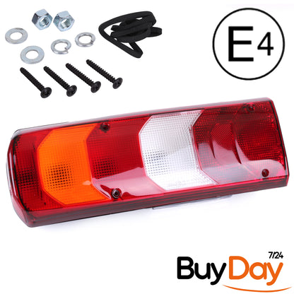 clickmax Rear Left Tail Light Lamp Cluster, N/S Passenger Side, E-Certified (No Bulbs), Compatible with Actros, Arocs, Atego & Antos Truck Lorry HGV Models (2011-Onwards), 0035441603