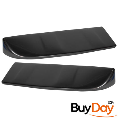 Twin Rear Roof Spoiler for Barn Door Models, Painted in Magnetic Grey, Exterior Styling Body Kit Accessory, Compatible with Transit & Tourneo Custom Vans 2012-2023