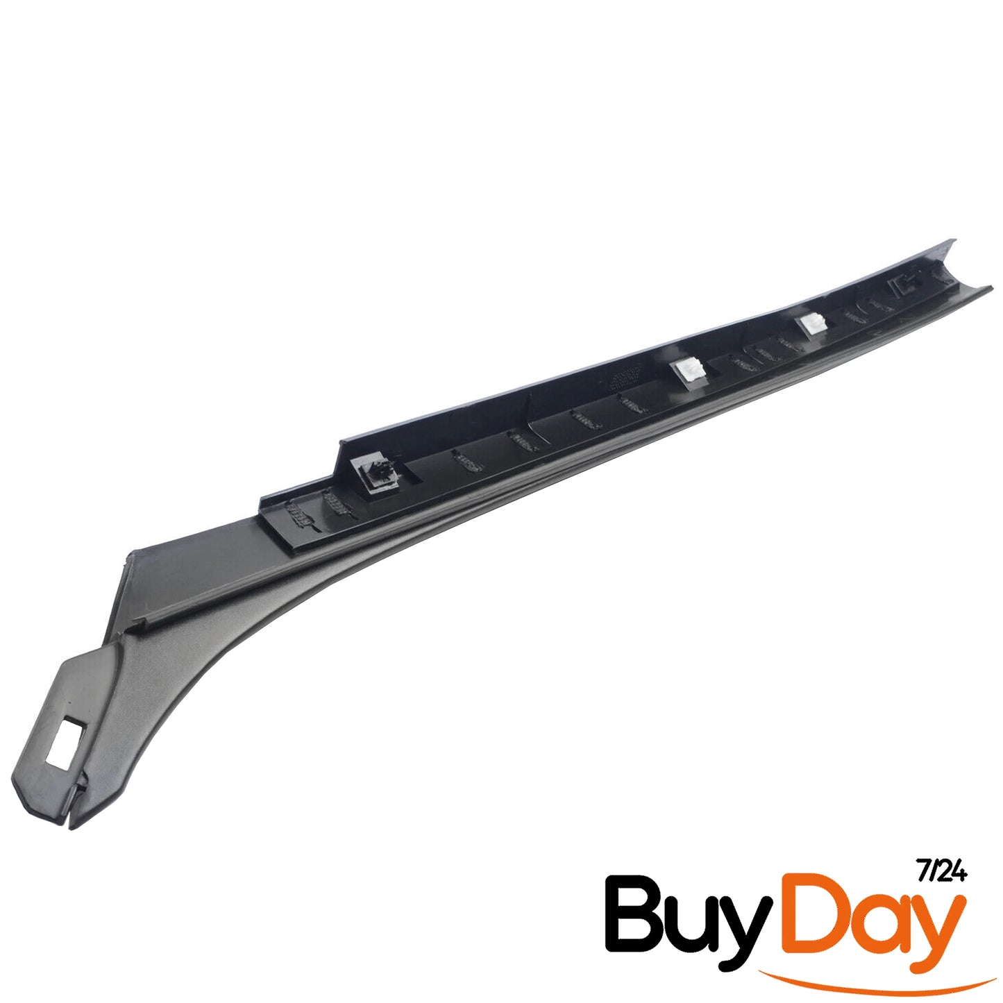 Windscreen Left Moulding Trim with Mounting Clips, A-Pillar Trim, Nearside (N/S) Passenger Side, Compatible with Transit MK7 Models 2006-Onwards, 1755018