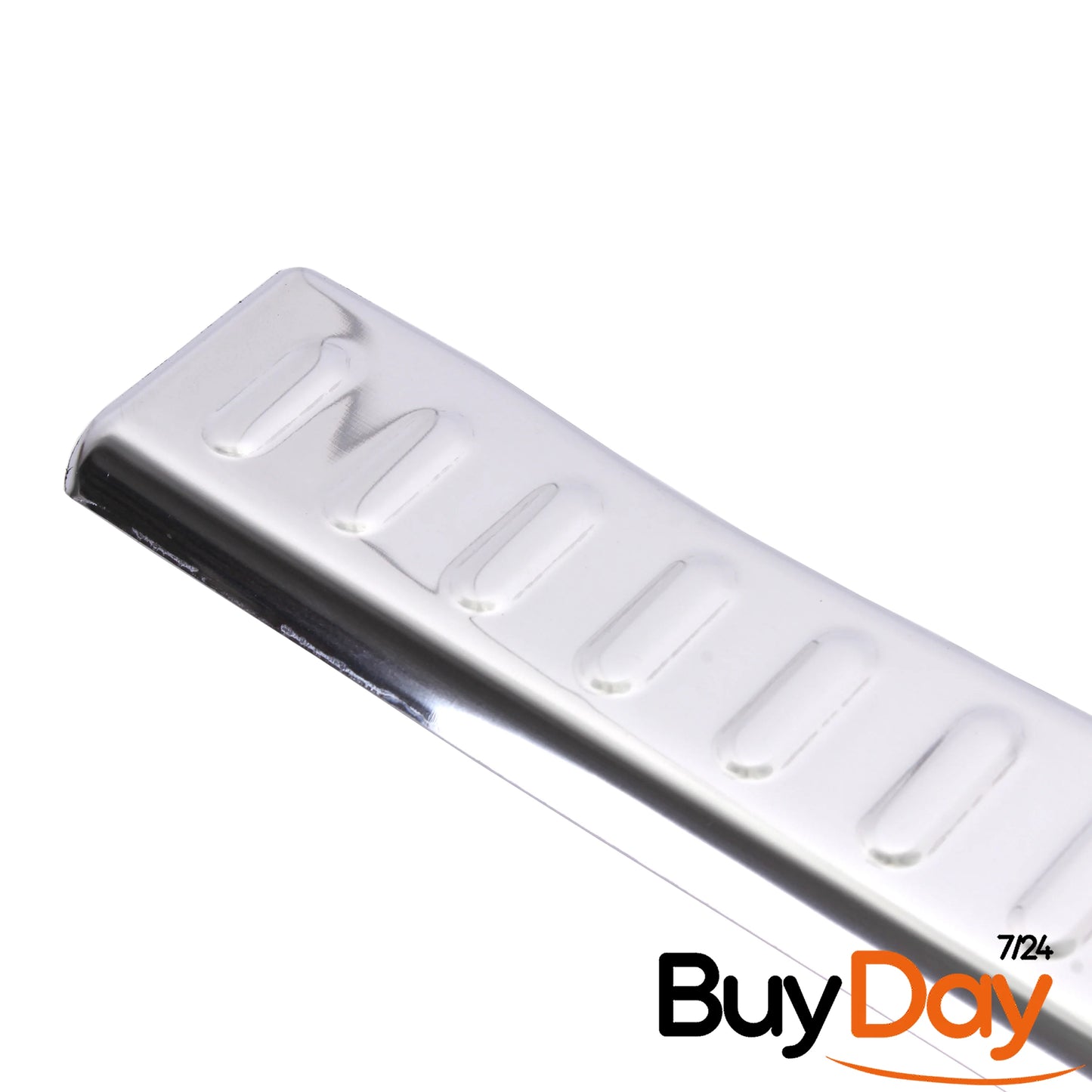 2 Piece Set Inner Load Sill Guard, Rear Interior Bumper Scuff Plates, Stainless Steel Chrome Finish, Car Accessories, Compatible with Sandero Models 2021-Onwards