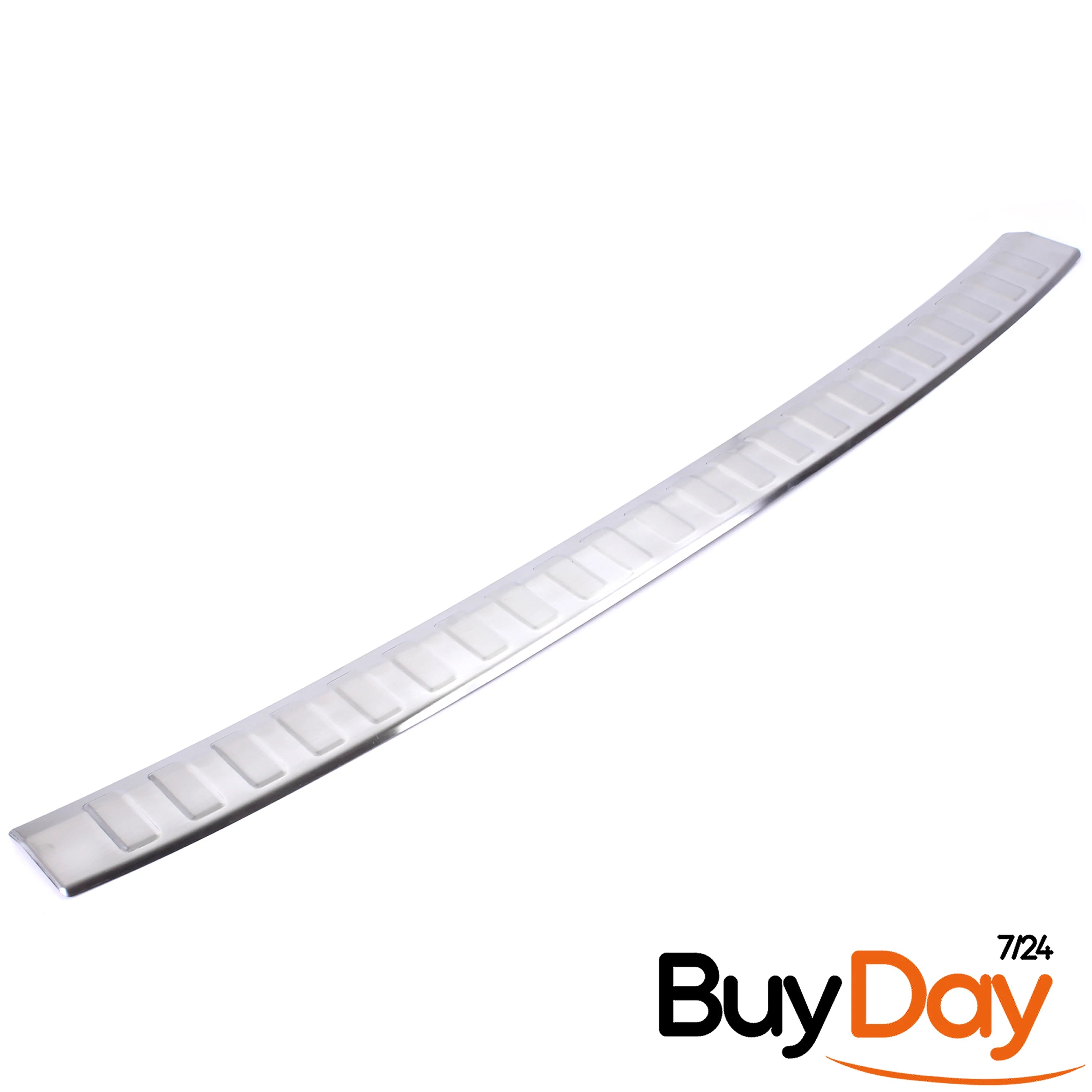 clickmax Rear Bumper Protector Sill Cover, Brushed Stainless Steel Scuff Guard, Car Accessories for Octavia Kombi (Estate) Models 2020-Onwards