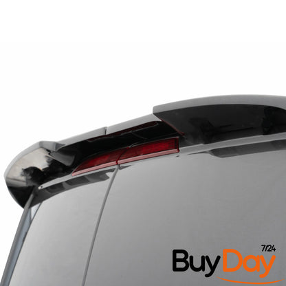 Twin Rear Roof Spoiler for Barn Door Models, Painted in Magnetic Grey, Exterior Styling Body Kit Accessory, Compatible with Transit & Tourneo Custom Vans 2012-2018