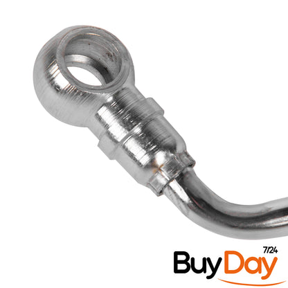 Turbo Oil Feed Pipe, Turbocharger Oil Supply Line, Compatible with 1.6L HDi TDCi D Diesel Engines (109BHP 110BHP), Fits Focus C-Max 207 307 C4 S40 V50, 1340133, 0379.68