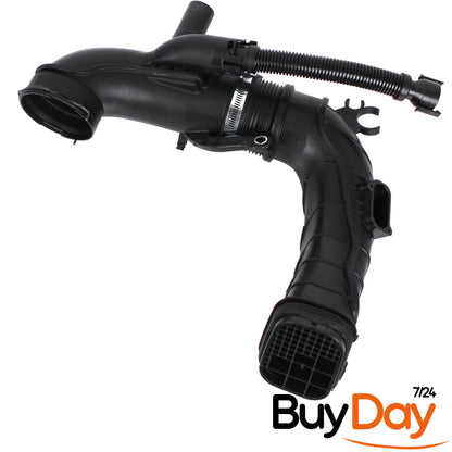 Intercooler Hose (Cold Side) with Seals, 3-Piece Boost Pipe Assembly, Fits N47N & N47S1 Diesel Engines, Compatible with 3 4 5 Series X3 (F30 F10 F25), 13718512014, 13717823517