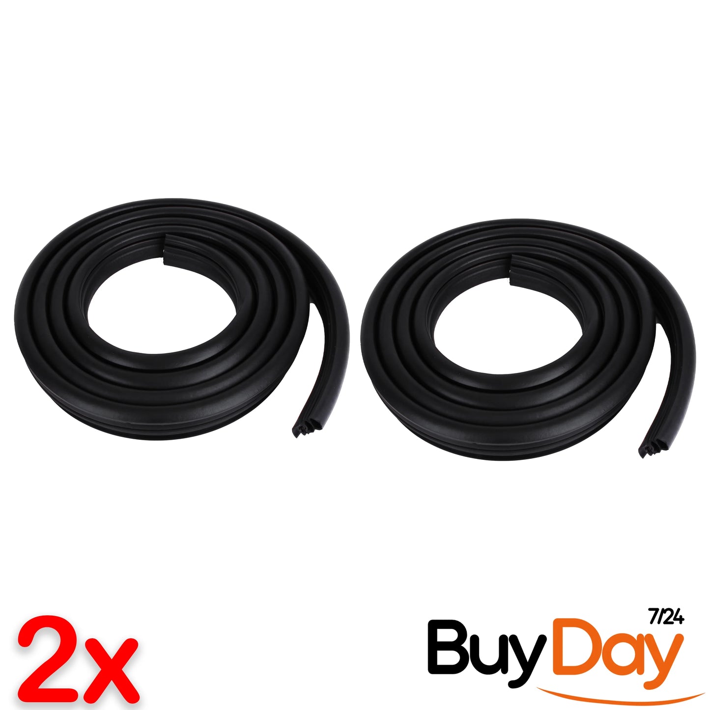 2 Pieces Front Left or Right Door Weatherstrip Seal Compatible with Astra H G J (1998-2015)
