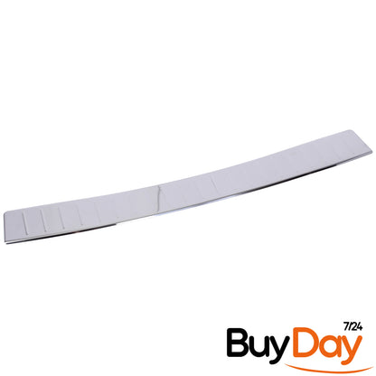 clickmax Rear Bumper Protector Sill Cover, Chrome Finish Polished Stainless Steel Scuff Guard, Car Accessories for Passat B8 Variant & Alltrack (Estate) Models 2014-Onwards