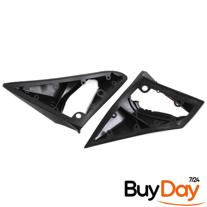 2 Piece Exterior Wing Mirror Rubber Seal Gasket Kit (Left & Right Pair), for Left Hand Drive (LHD) Models, Compatible with W124 A124 C124 S124 W201, 1248100121