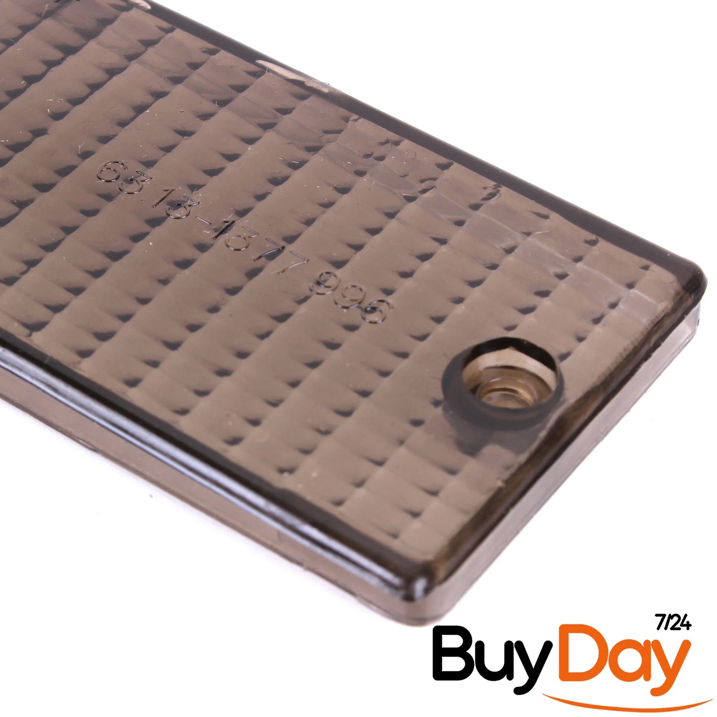 clickmax 2 Piece Set Front Indicator Lens (Smoked Black Finish), Left & Right Pair, Turn Signal Lens Covers, Compatible with 3 Series E30 Saloon (Sedan) Models 1982-1994, (Excludes M3), 63131386011