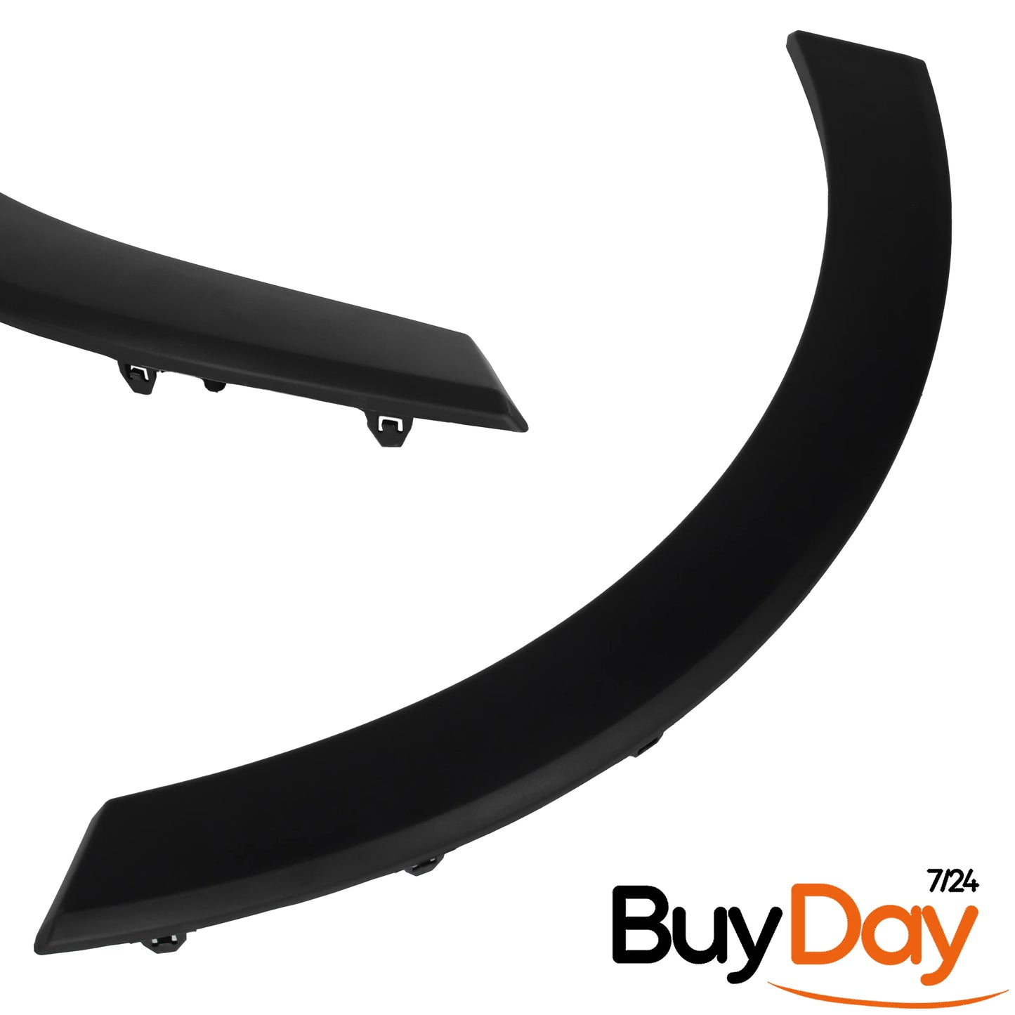 Front Right Wheel Arch Moulding Trim with Clips, Offside (O/S) Driver Side, Exterior Fender Cover, Compatible with Transit MK8 Van Models 2014-Onwards, 1854487, 1813669