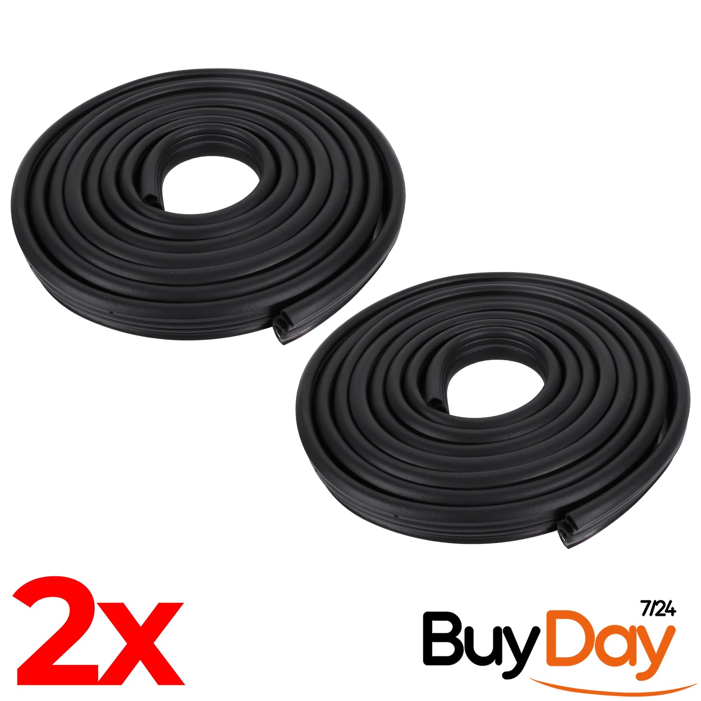 2 Piece Set Front Door Body Rubber Seal (Left & Right Pair), Body Mounted Weatherstrip, Fits Ducato, Boxer & Jumper Van Models 2007-2017, 9023VZ, 1336874080