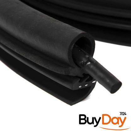 4 Pieces Door Seal Kit Compatible with Trafic Vivaro Primastar Barn Door Models (2001-2014)