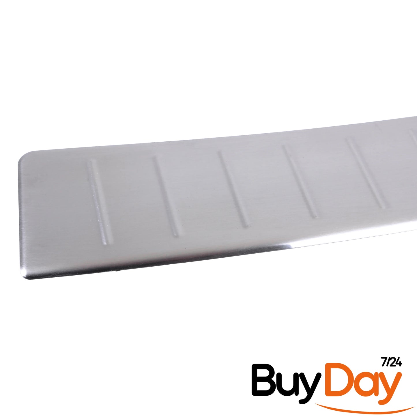 clickmax Rear Bumper Protector Sill Cover, Brushed Matt Stainless Steel Scuff Guard, Car Accessories for Passat B8 Variant & Alltrack (Estate) Models 2014-Onwards