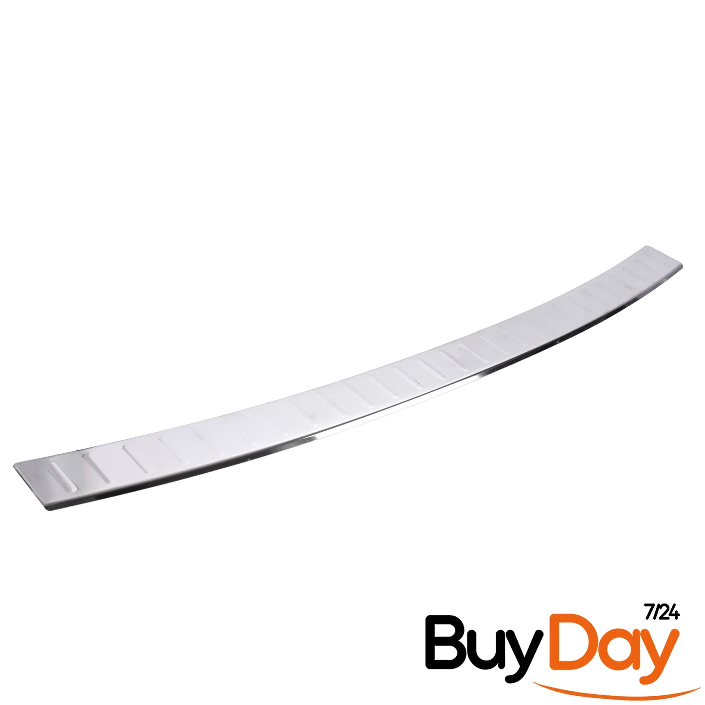 clickmax Rear Chrome Bumper Protector Sill Cover, Polished Stainless Steel Scratch Guard, Car Accessories for Tiguan & Allspace MK2 2016-2023, Bumper Protector for Dogs