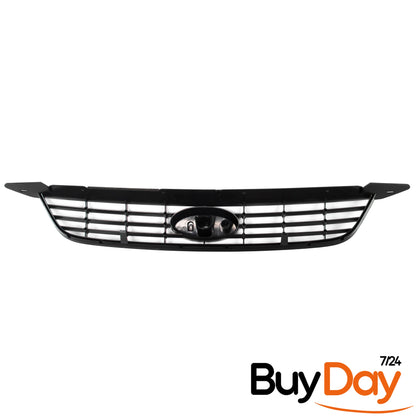 Front Main Radiator Grille, Centre Bumper Grille Panel, Exterior Styling Body Part, Compatible with Focus MK2 (Facelift) Models 2008-2012, 1538478, 1676410