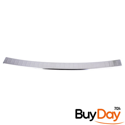 clickmax Rear Matt Bumper Protector Sill Cover, Stainless Steel Scratch Guard, Car Accessories for Tiguan & Allspace MK2 2016-Onwards, Bumper Protector for Dogs