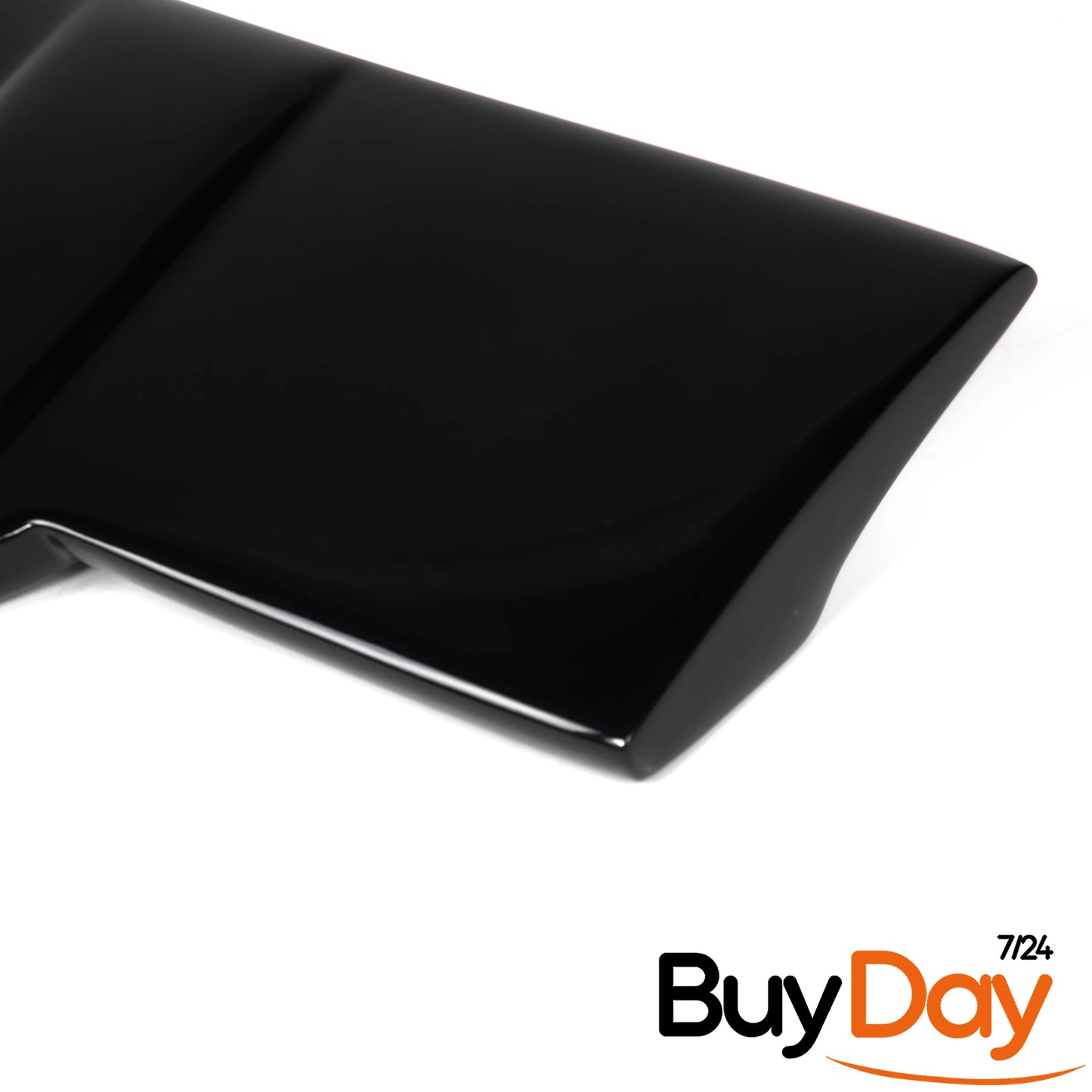 Twin Rear Roof Spoiler for Barn Door Models, Painted in Panther Black, Exterior Styling Body Kit Accessory, Compatible with Transit & Tourneo Custom Vans 2012-2023