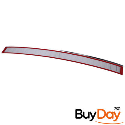 clickmax Rear Bumper Protector Sill Cover, Chrome Finish Polished Stainless Steel Scuff Guard, Car Accessories for Superb Kombi (Estate) Models 2015-Onwards