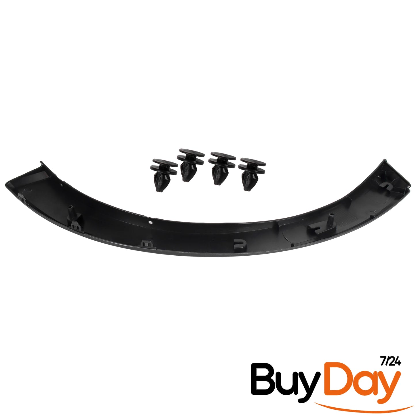 Front Left Wheel Arch Moulding Trim with Clips, Nearside (N/S) Passenger Side, Exterior Fender Cover, Compatible with Transit MK8 Van Models 2014-Onwards, 1826432, 1854488