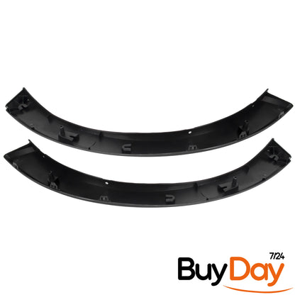 Front Wheel Arch Moulding Trim Set (Left & Right Pair) with 8 Clips, Offside & Nearside Fender Covers, Compatible with MK8 Van Models 2014-Onwards, 1826432, 1854487