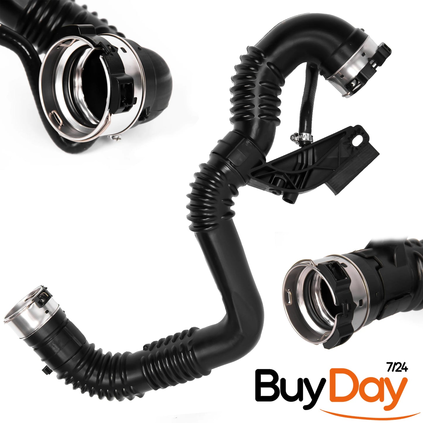 Turbo Outlet Hose (Hot Side), Intercooler Boost Pipe, Fits 1.6L dCi (R9M) Engines, Compatible with Qashqai (J10 J11), X-Trail (T32), Kadjar, 144604EB1B, 14460HX40B
