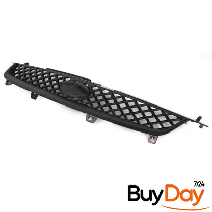Front Bumper Centre Radiator Grille, Black Finish, Bumper Insert Panel, Compatible with Fiesta MK6.5 (Facelift) 3 & 5 Door Models 2006-2008, 1373755, 6S61-8200-AC