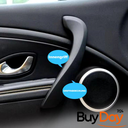 Front Right Interior Door Handle Grip, Offside (O/S) Driver Side, Inner Door Armrest Pull Handle, Compatible with Megane 3 Models 2008-2016, 809600007R