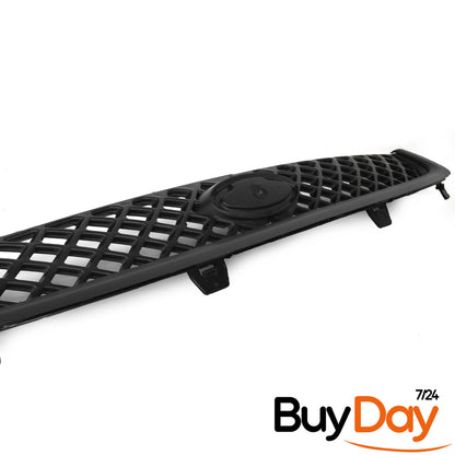 Front Bumper Centre Radiator Grille, Black Finish, Bumper Insert Panel, Compatible with Fiesta MK6.5 (Facelift) 3 & 5 Door Models 2006-2008, 1373755, 6S61-8200-AC